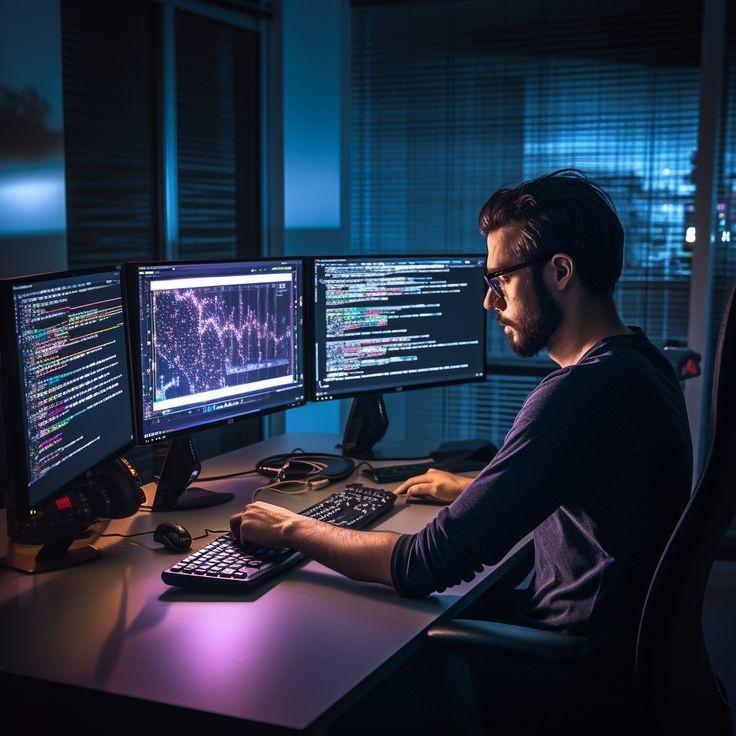 Technical rendering setup showing 3D element optimization for presentations